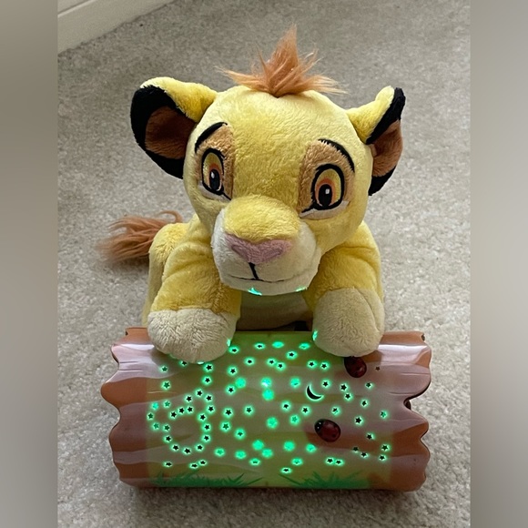 Lion King Simba on the Log Night Light - w/ Hidden Mickey - Disney Baby - Picture 1 of 6